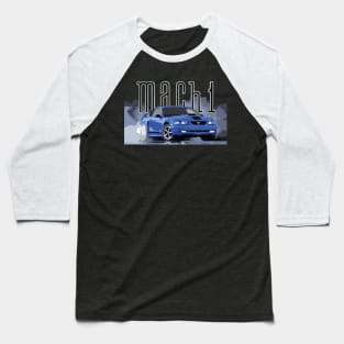 MACH 1 MUSTANG GT SN95 CLASSIC RETRO NEW EDGE AZURE BLUE Baseball T-Shirt